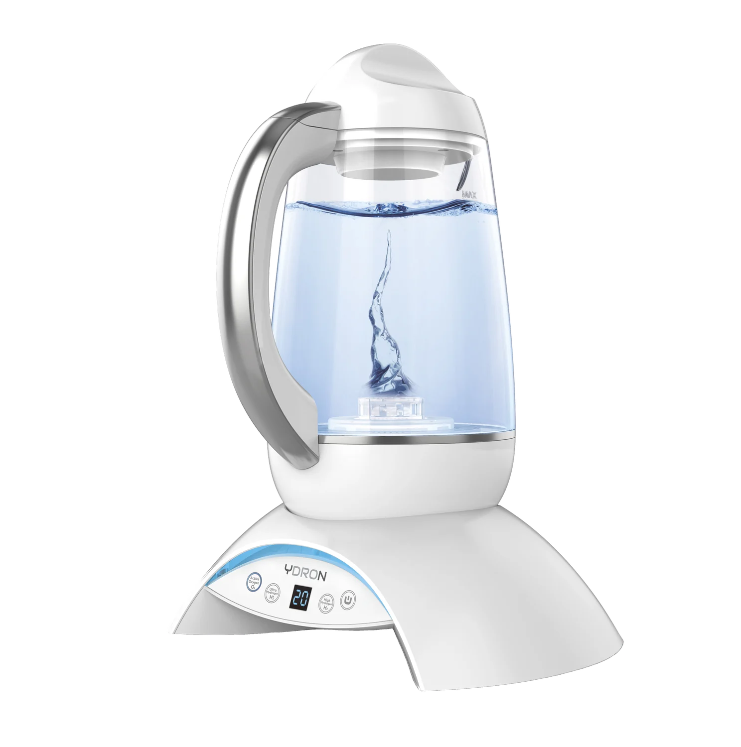 YDRON — jarra de agua hidrogenada portable con base electrónica